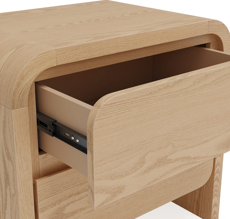 Elora 2-Drw Nightstand - Timber