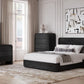Elora Full-Size Ash Wood Platform Bed in Jet