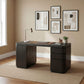 Elora Dbl Pedestal Desk - Jet