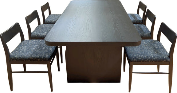 Elora Rectangular Dining Table - Jet