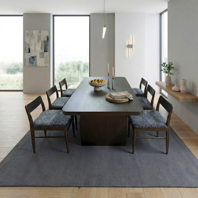 Elora Rectangular Dining Table - Jet