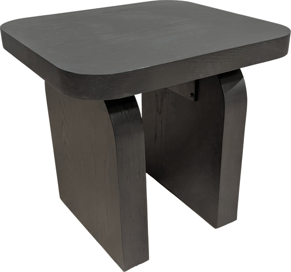 Elora Square End Table - Jet