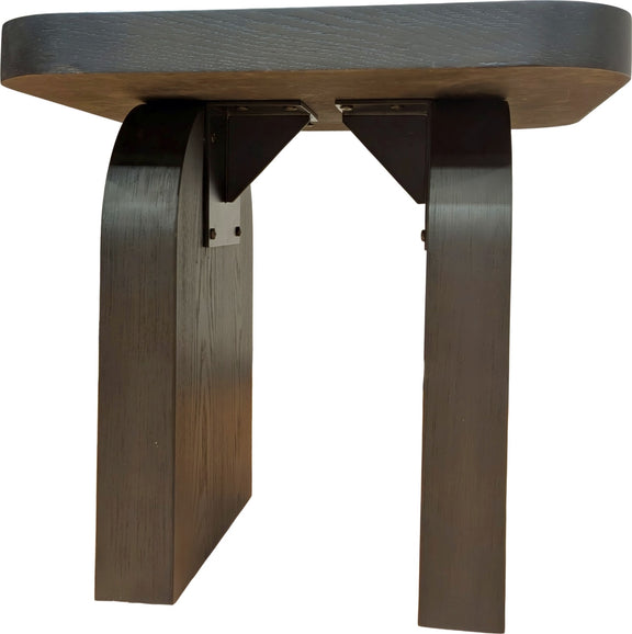 Elora Square End Table - Jet