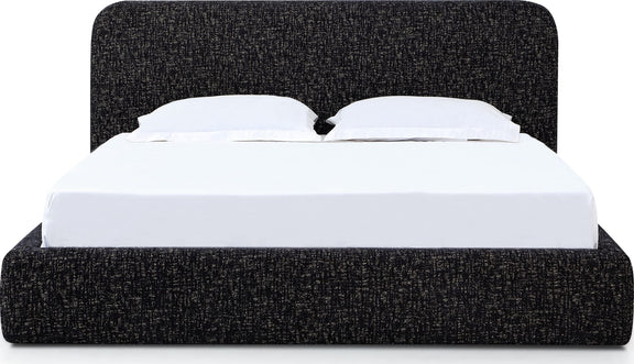 Elora Full-Size Upholstered Platform Bed in Moonlight Chenille