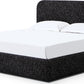Elora Full-Size Upholstered Platform Bed in Moonlight Chenille