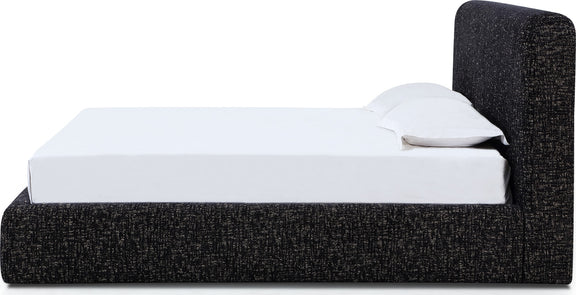 Elora Full-Size Upholstered Platform Bed in Moonlight Chenille