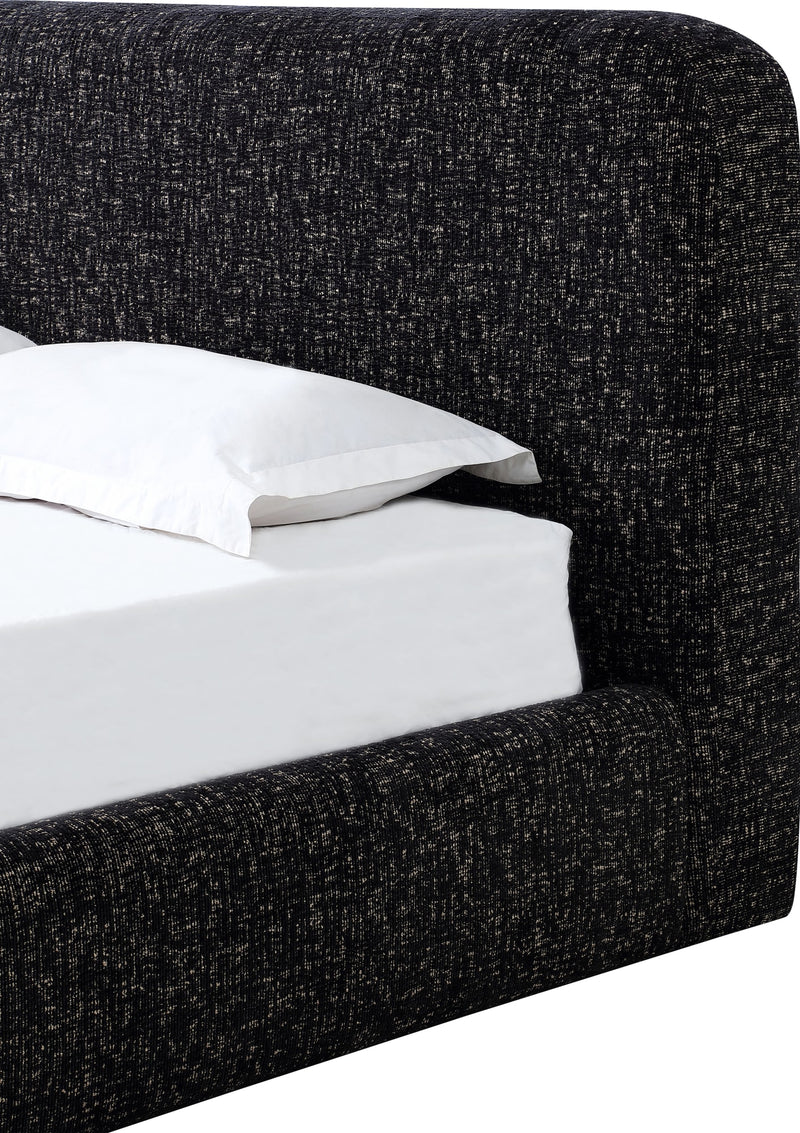 Elora Full-Size Upholstered Platform Bed in Moonlight Chenille