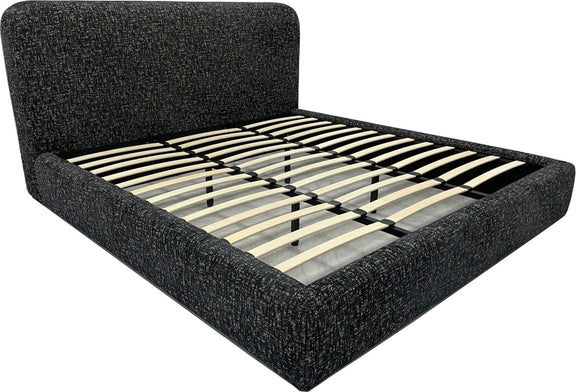 Elora Full-Size Upholstered Platform Bed in Moonlight Chenille