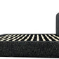 Elora California King-Size Upholstered Platform Bed in Moonlight Chenille