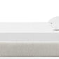 Elora Full-Size Upholstered Platform Bed in Whitewashed Chenille