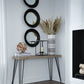 Everson Solid Fir Console Table in Sand Dollar