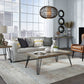 Everson Solid Fir Console Table in Sand Dollar