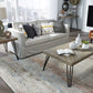Everson Solid Fir Console Table in Sand Dollar