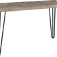 Everson Solid Fir Console Table in Sand Dollar