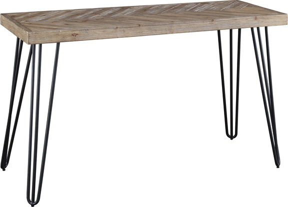 Everson Solid Fir Console Table in Sand Dollar