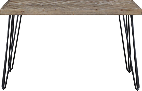Everson Solid Fir Console Table in Sand Dollar