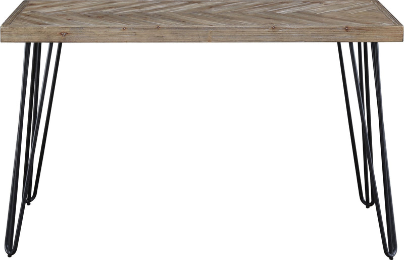 Everson Solid Fir Console Table in Sand Dollar