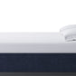 Flex Queen-size Upholstered Bed in Blue Jeans Chenille