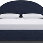 Flex California King-Size Upholstered Bed in Blue Jeans Chenille (2026)