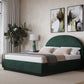 Flex Full-size Upholstered Bed in Emerald Chenille