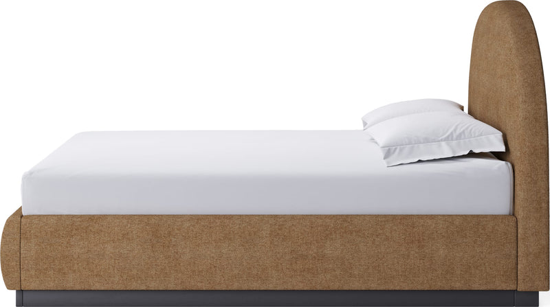 Flex Full-Size Upholstered Bed in Porcini Chenille (2026)