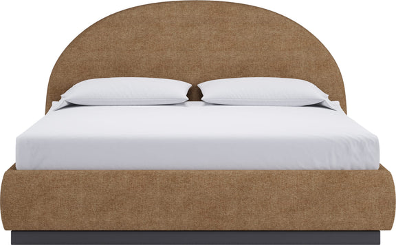 Flex California King-Size Upholstered Bed in Porcini Chenille (2026)