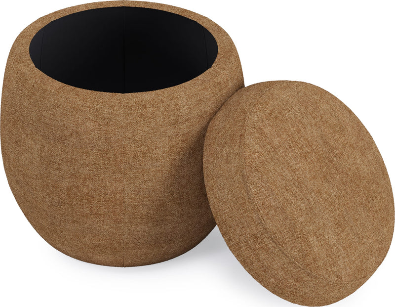Flex Upholstered Ottoman in Porcini Chenille (2026)