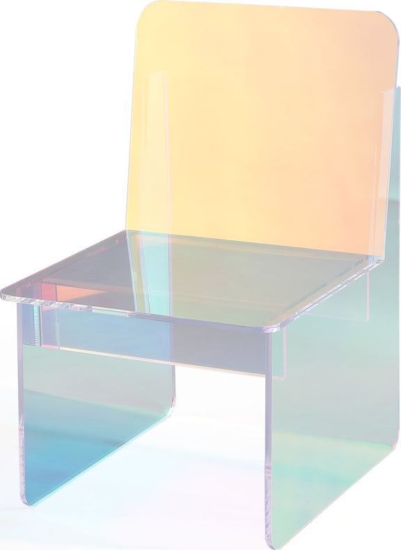 Fomo Iridescent Acrylic Accent Chair