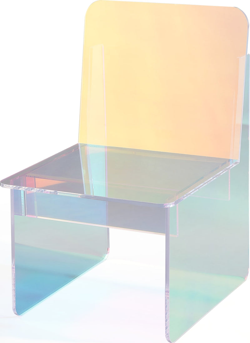 Fomo Iridescent Acrylic Accent Chair
