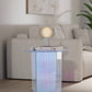 Fomo Large End Table in Iridescent Glass
