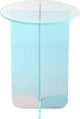 Fomo Small End Table in Iridescent Glass
