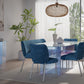 Fomo Upholstered Bench - Azure