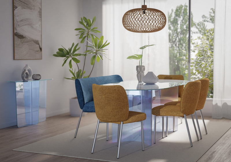 Fomo Upholstered Bench - Azure