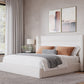 Frank Upholstered Wingback Platform Bed in Cottage Cheese Boucle (2026)