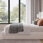 Frank Upholstered Wingback Platform Bed in Cottage Cheese Boucle (2026)