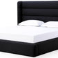 Frank King-size Upholstered Wingback Platform Bed in Ember Boucle (2026)
