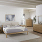 Furano Five Drawer Ash Wood Chest in Ginger