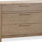 Furano Three Drawer Ash Wood Bachelor Chest in Ginger