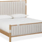 Furano Full-size Upholstered Panel Bed in Ginger and Brun Boucle
