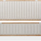 Furano King-size Upholstered Panel Bed in Ginger and Brun Boucle