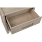 2 Drawer Oak Wood Nightstand in Chai