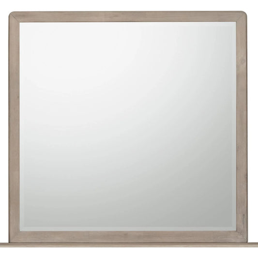 Beveled Glass Wall or Dresser Mirror in Chai