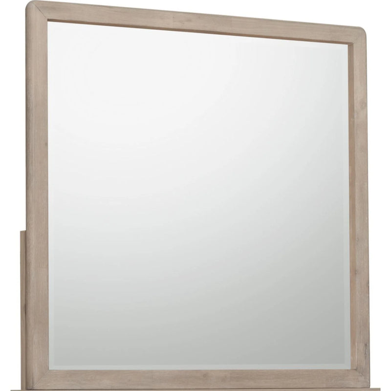 Beveled Glass Wall or Dresser Mirror in Chai