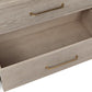 Gardenia Six Drawer Oak Wood Dresser in Chai