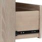 Gardenia Six Drawer Oak Wood Dresser in Chai