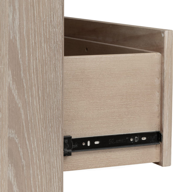 Gardenia Six Drawer Oak Wood Dresser in Chai