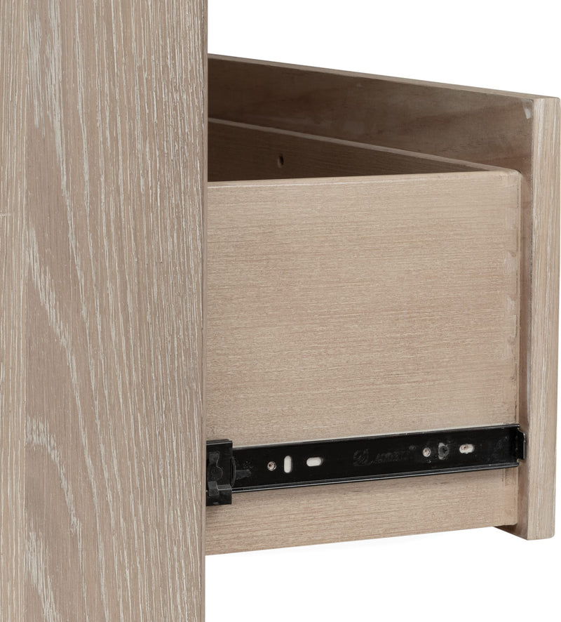 Gardenia Six Drawer Oak Wood Dresser in Chai