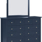 Grace Eight Drawer Dresser in Blueberry (2024)