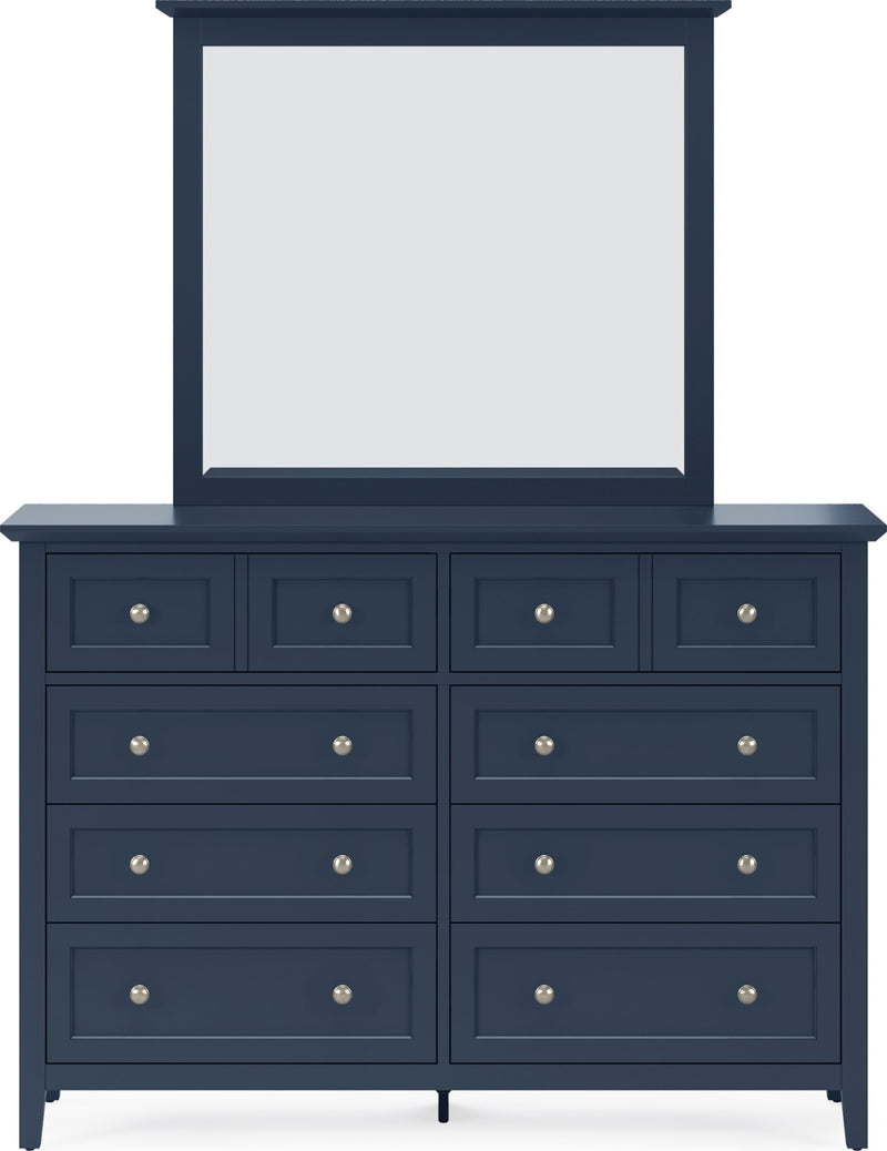 Grace Eight Drawer Dresser in Blueberry (2024)
