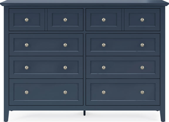 Grace Eight Drawer Dresser in Blueberry (2024)